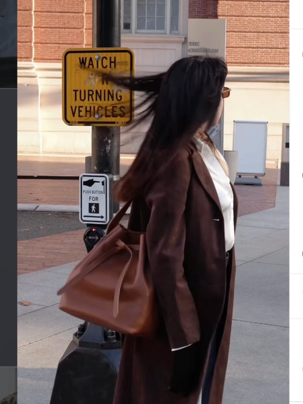 Coya Leather Bucket Bag - Cognac - LAZARO - Picture 5 of 6